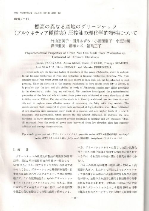 インカミール裏